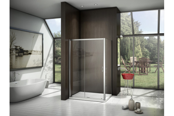 Душевой уголок Good Door Latte WTW+SP-C-WE 120x90 прямоугольный, двери раздвижные