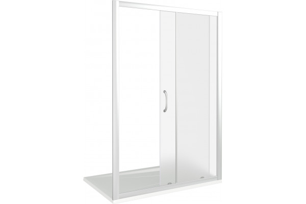 Душевая дверь в нишу Good Door Latte WTW-110-G-WE раздвижная, стекло рифленое