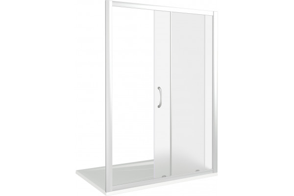 Душевая дверь в нишу Good Door Latte WTW-120-G-WE раздвижная, стекло рифленое