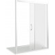 Душевая дверь в нишу Good Door Latte WTW-130-G-WE раздвижная, стекло рифленое