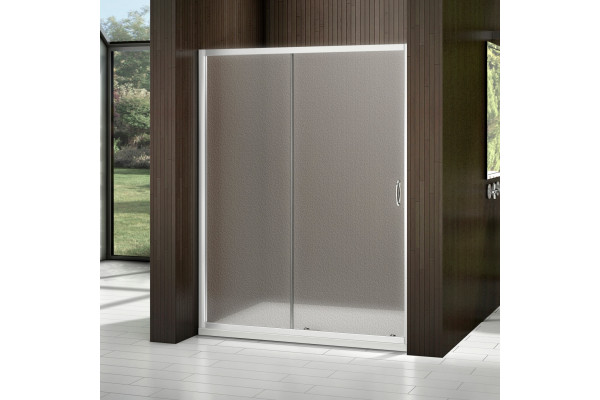 Душевая дверь в нишу Good Door Latte WTW-140-G-WE раздвижная, стекло рифленое