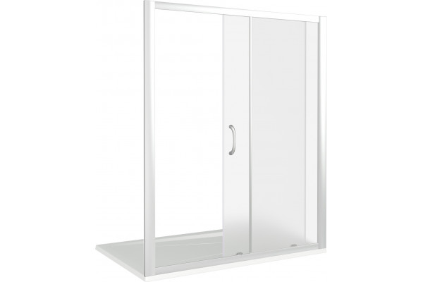 Душевая дверь в нишу Good Door Latte WTW-140-G-WE раздвижная, стекло рифленое