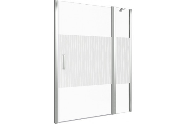 Душевая дверь в нишу Good Door Pandora WTW-130-T-CH распашная, стекло прозрачное