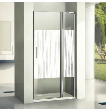Душевая дверь в нишу Good Door Pandora WTW-140-T-CH распашная, стекло прозрачное