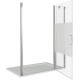 Душевая дверь в нишу Good Door Pandora WTW-140-T-CH распашная, стекло прозрачное