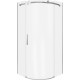 Душевой уголок Good Door Galaxy R-90-C-CH четверть круга, двери раздвижные