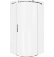 Душевой уголок Good Door Galaxy R-100-C-CH четверть круга, двери раздвижные