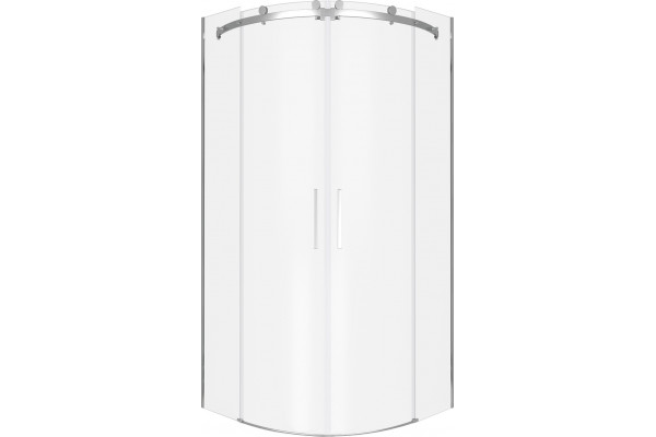 Душевой уголок Good Door Galaxy R-TD-90-C-CH четверть круга, двери раздвижные