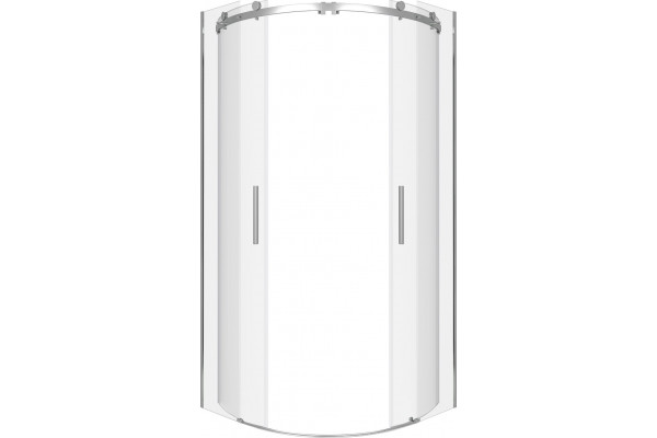 Душевой уголок Good Door Galaxy R-TD-90-C-CH четверть круга, двери раздвижные