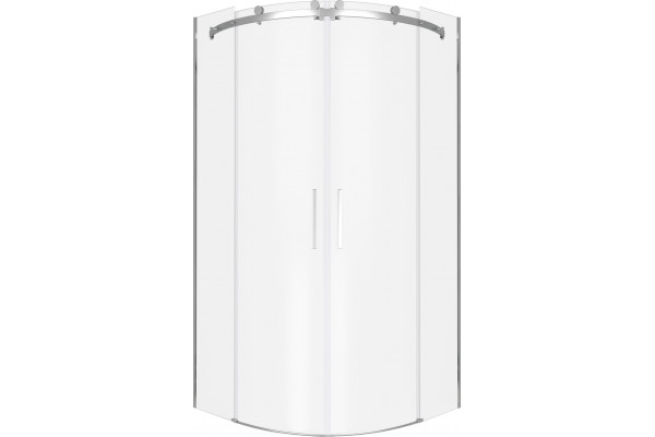 Душевой уголок Good Door Galaxy R-TD-100-C-CH четверть круга, двери раздвижные