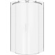 Душевой уголок Good Door Galaxy R-TD-100-C-CH четверть круга, двери раздвижные