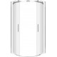Душевой уголок Good Door Galaxy R-TD-100-C-CH четверть круга, двери раздвижные