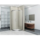 Душевой уголок Good Door Infinity R-80-C-CH четверть круга, двери распашные