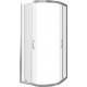 Душевой уголок Good Door Infinity R-80-C-CH четверть круга, двери распашные