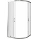 Душевой уголок Good Door Infinity R-100-C-CH четверть круга, двери распашные