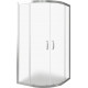 Душевой уголок Good Door Infinity R-100-G-CH четверть круга, двери распашные