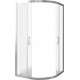 Душевой уголок Good Door Infinity R-100-G-CH четверть круга, двери распашные