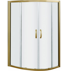 Душевой уголок Good Door Jazze R-120-C-BR прямоугольный-асимметричный, двери раздвижные