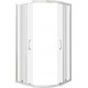Душевой уголок Good Door Latte R-100-C-WE четверть круга, двери раздвижные