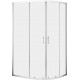 Душевой уголок Good Door Latte R-120-C-WE прямоугольный-асимметричный, двери раздвижные