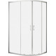 Душевой уголок Good Door Latte R-120-G-WE прямоугольный-асимметричный, двери раздвижные