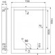Поддон для душа Good Door Олимпик 110x70 прямоугольный, низкий