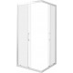 Душевой уголок Good Door Latte CR-90-C-WE 90x90 квадратный, двери раздвижные