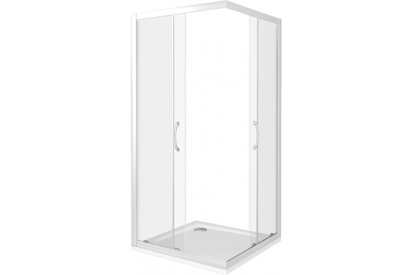 Душевой уголок Good Door Latte CR-90-C-WE 90x90 квадратный, двери раздвижные