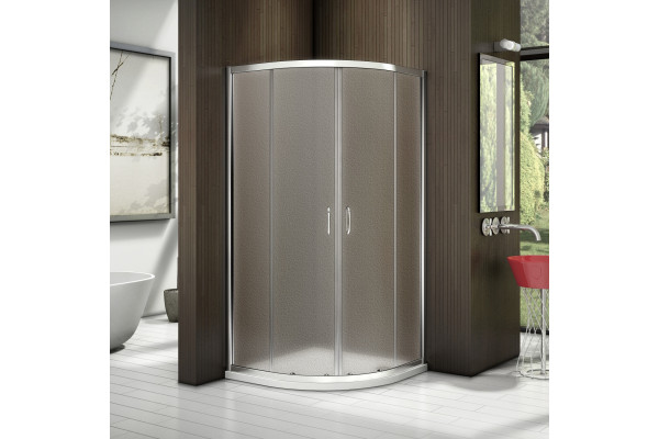 Душевой уголок Good Door Latte R-90-G-WE четверть круга, двери раздвижные
