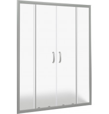 Душевая дверь в нишу Good Door Infinity WTW-TD-150-G-CH раздвижная, стекло рифленое