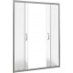 Душевая дверь в нишу Good Door Infinity WTW-TD-150-G-CH раздвижная, стекло рифленое