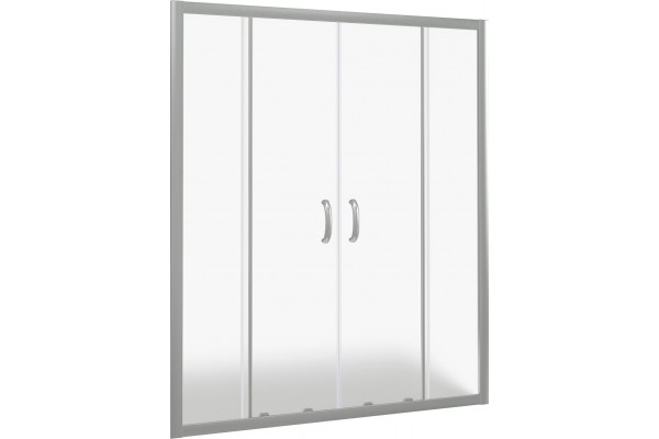 Душевая дверь в нишу Good Door Infinity WTW-TD-170-G-CH раздвижная, стекло рифленое