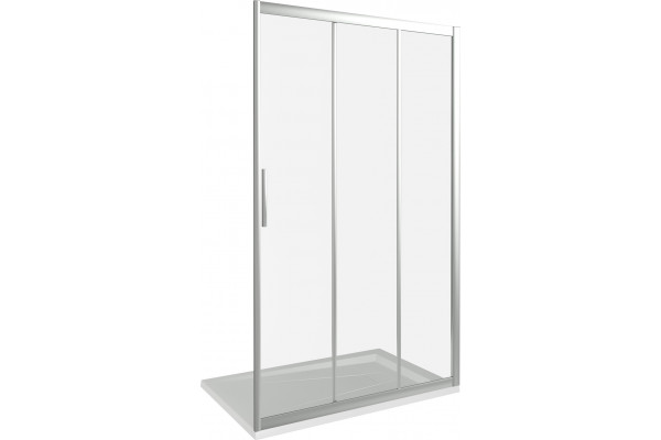 Душевая дверь в нишу Good Door Orion WTW-100-C-CH раздвижная, стекло прозрачное