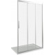 Душевая дверь в нишу Good Door Orion WTW-100-C-CH раздвижная, стекло прозрачное