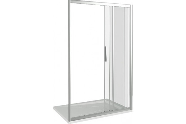 Душевая дверь в нишу Good Door Orion WTW-100-C-CH раздвижная, стекло прозрачное