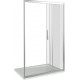 Душевая дверь в нишу Good Door Orion WTW-100-C-CH раздвижная, стекло прозрачное
