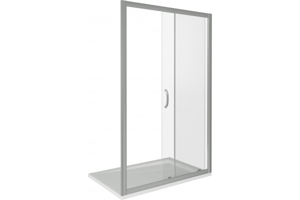 Душевая дверь в нишу Good Door Infinity WTW-110-C-CH раздвижная, стекло прозрачное