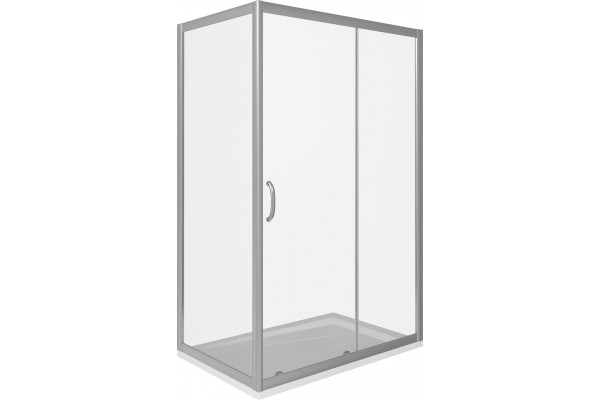 Душевой уголок Good Door Infinity WTW+SP-C-CH 110x80 прямоугольный, двери раздвижные