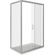 Душевой уголок Good Door Infinity WTW+SP-C-CH 110x80 прямоугольный, двери раздвижные