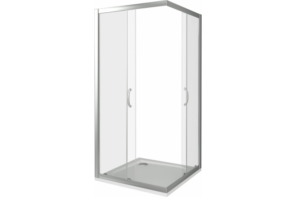 Душевой уголок Good Door Infinity CR-90-C-CH 90x90 квадратный, двери раздвижные