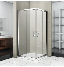 Душевой уголок Good Door Infinity CR-80-C-CH 80x80 квадратный, двери раздвижные