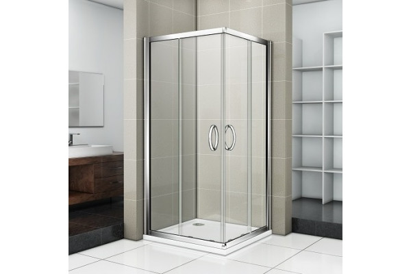 Душевой уголок Good Door Infinity CR-80-C-CH 80x80 квадратный, двери раздвижные