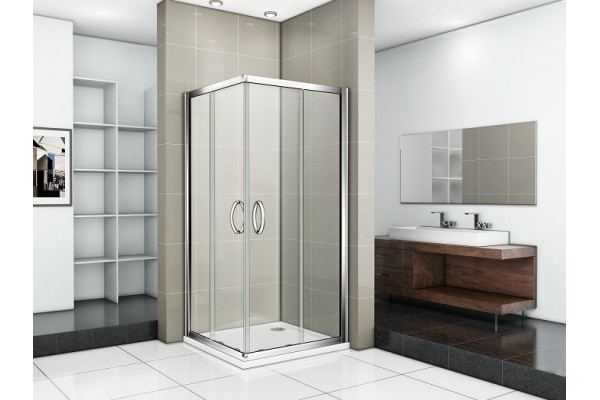 Душевой уголок Good Door Infinity CR-80-C-CH 80x80 квадратный, двери раздвижные
