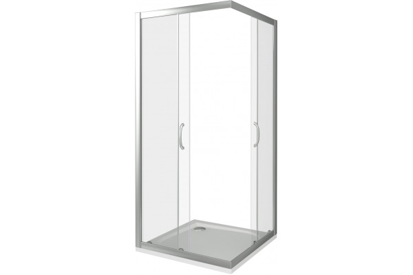 Душевой уголок Good Door Infinity CR-80-C-CH 80x80 квадратный, двери раздвижные