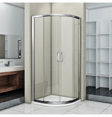 Душевой уголок Good Door Infinity R-90-C-CH четверть круга, двери распашные