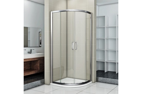 Душевой уголок Good Door Infinity R-90-C-CH четверть круга, двери распашные