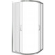 Душевой уголок Good Door Infinity R-90-C-CH четверть круга, двери распашные