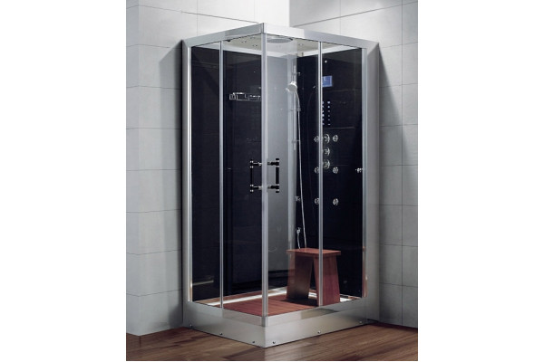 Душевая кабина Grande Home WS117 S6 (R) прямоугольная, поддон средний, с гидромассажем