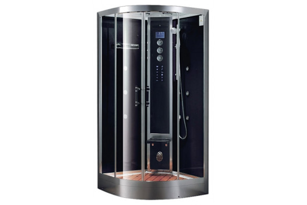 Душевая кабина Grande Home WS101 S6 четверть круга, поддон средний, с гидромассажем