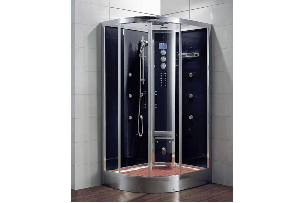 Душевая кабина Grande Home WS103 S6 (R) прямоугольная-асимметричная, поддон средний, с гидромассажем
